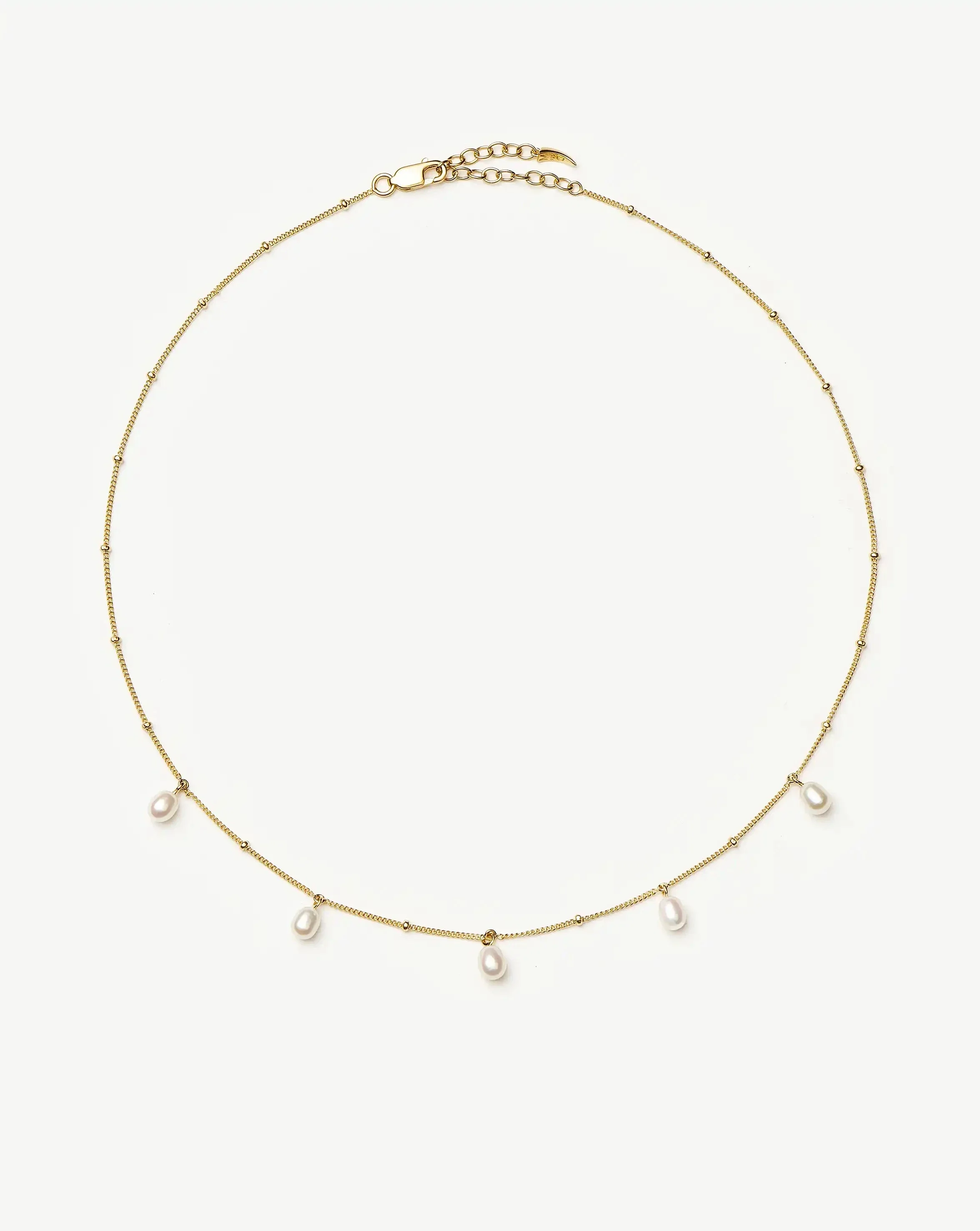 Pearl Baya Baroque Chain Choker | 18ct Gold Vermeil/Pearl